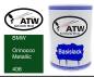 Preview: BMW, Orinocco Metallic, 406: 500ml Lackdose, von ATW Autoteile West.